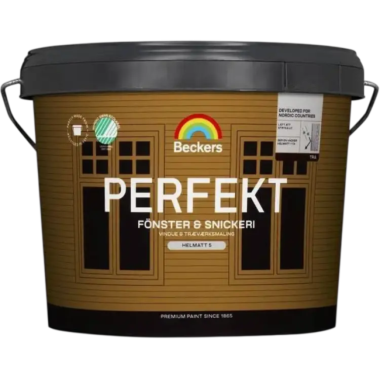 Beckers Fönster Och Snickerifärg Perfekt Helmatt 2.7L Träfärg 2.7L