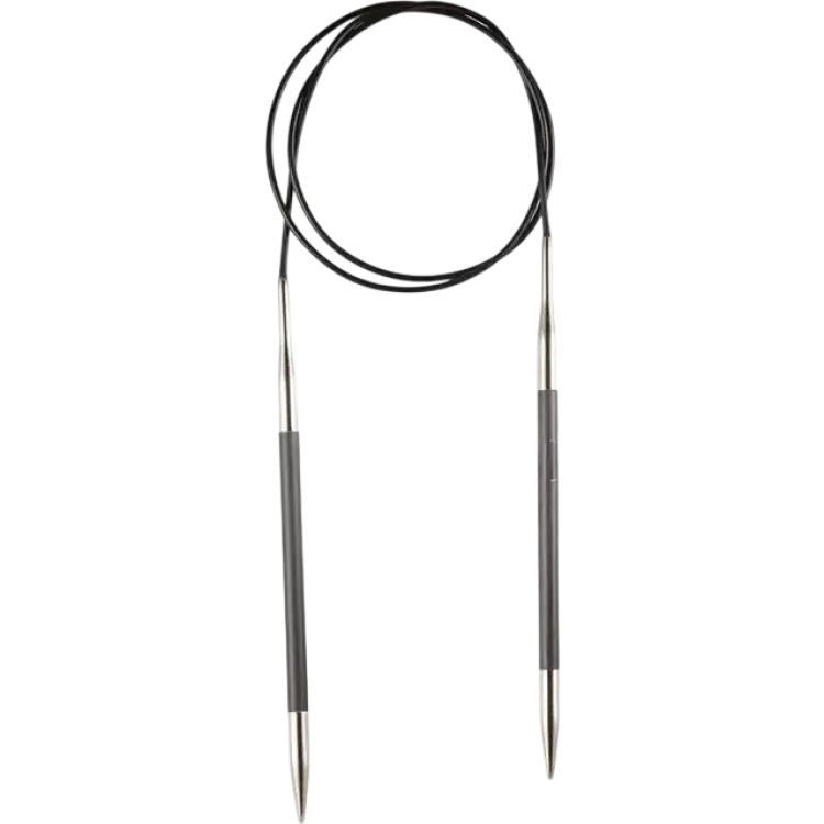 Knitpro Karbonz Fixed Circular Needles 60cm 2mm