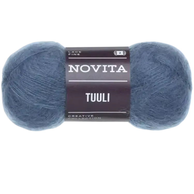 Novita Tuuli Garn Mohair 25g Vatten 120