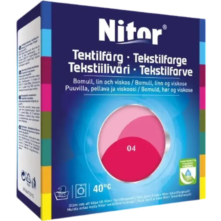 Nitor Textilfärg Fuchsia 400g