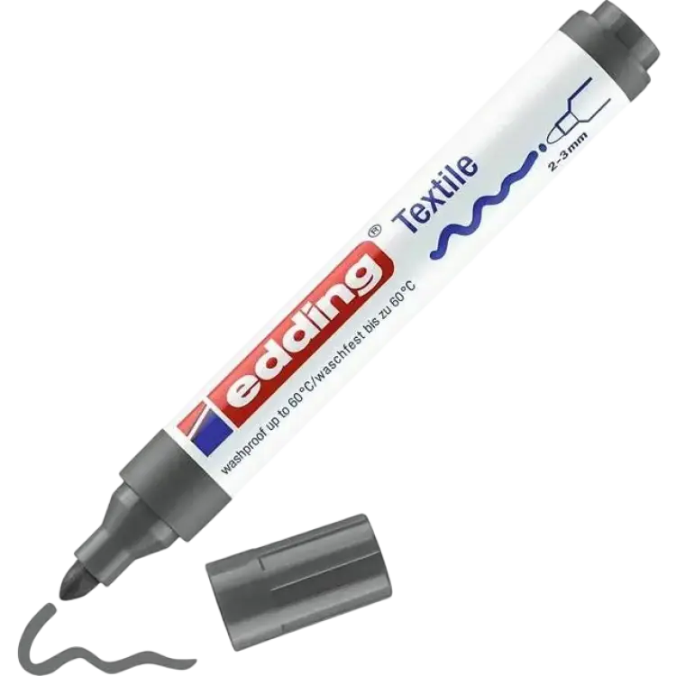 Edding 4500 Textile Marker Grey