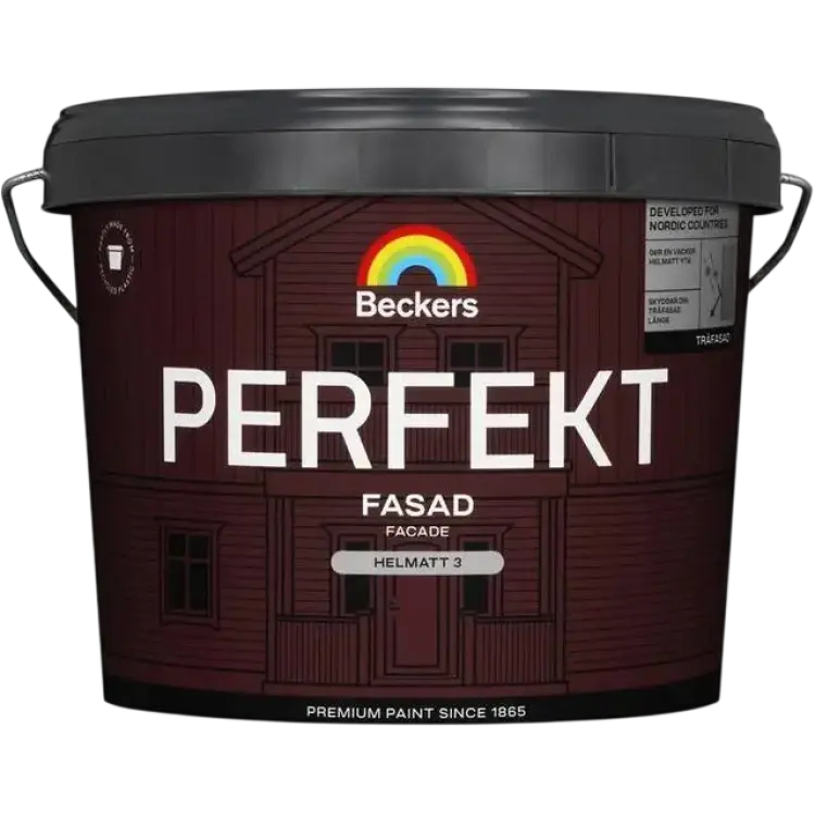 Beckers Fasadfärg 10L Faluröd Träfasadsfärg