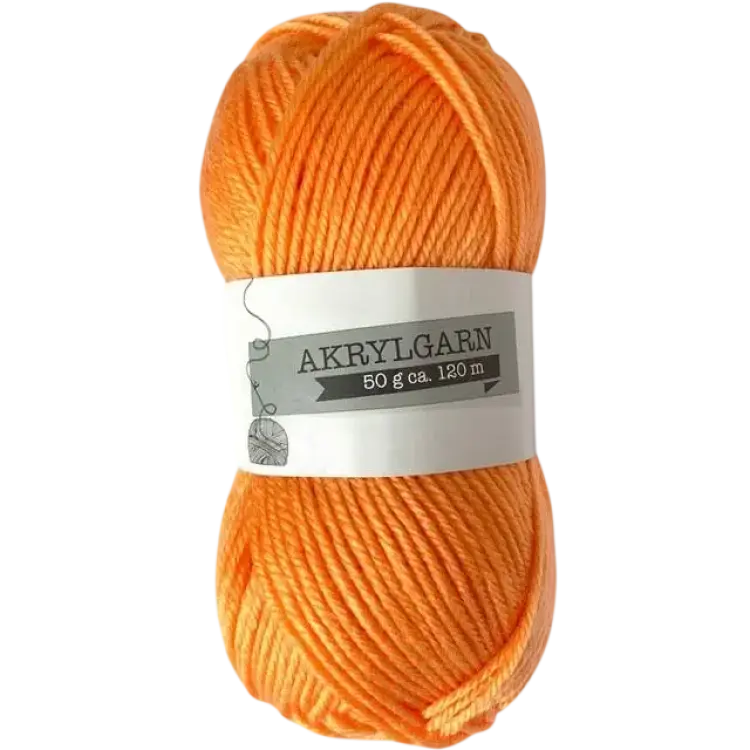 Harald Nyborg Akrylgarn 50 g orange