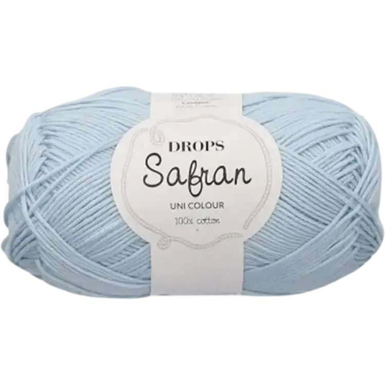 Drops Design Safran Uni Colour Powder Blue 160m
