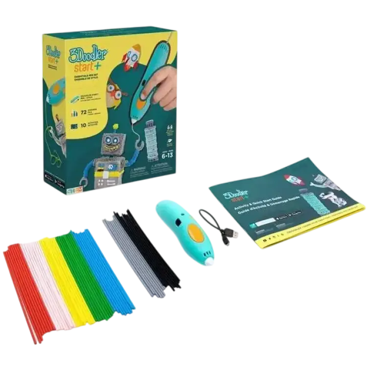 3doodler Start+ Essentials 3D Printing Pen Set