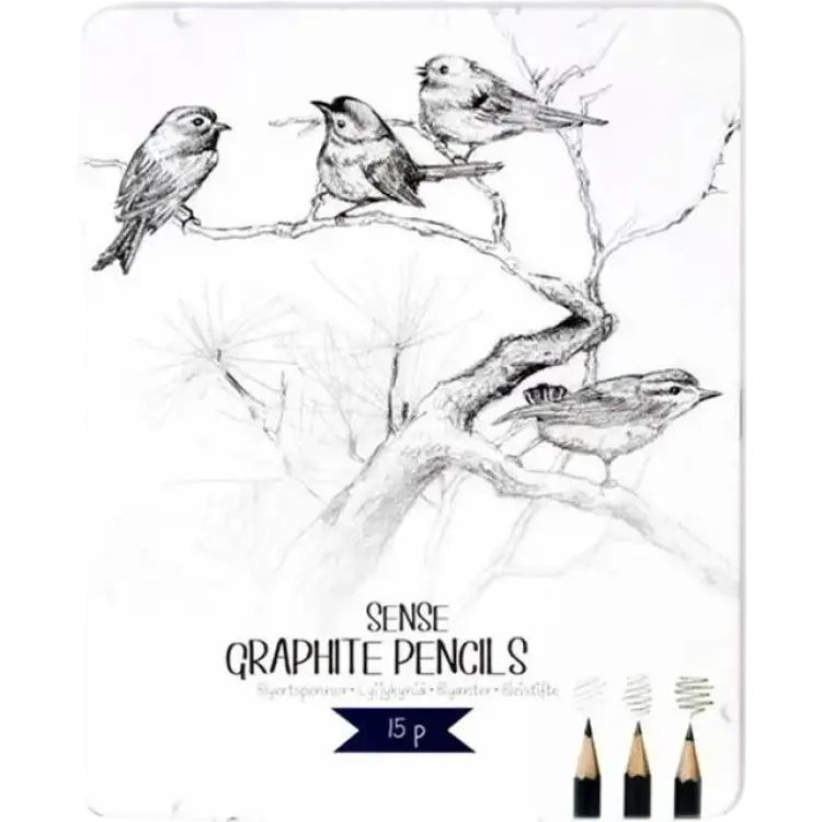 Sense Graphite Pencils 15-pack