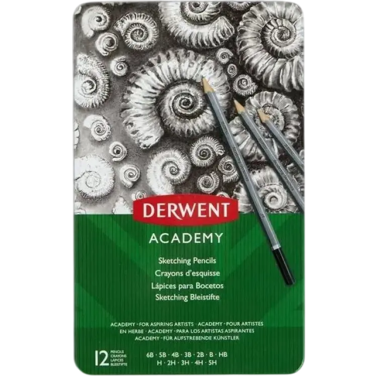 Derwent Sketching Academy Pencils 12-pack