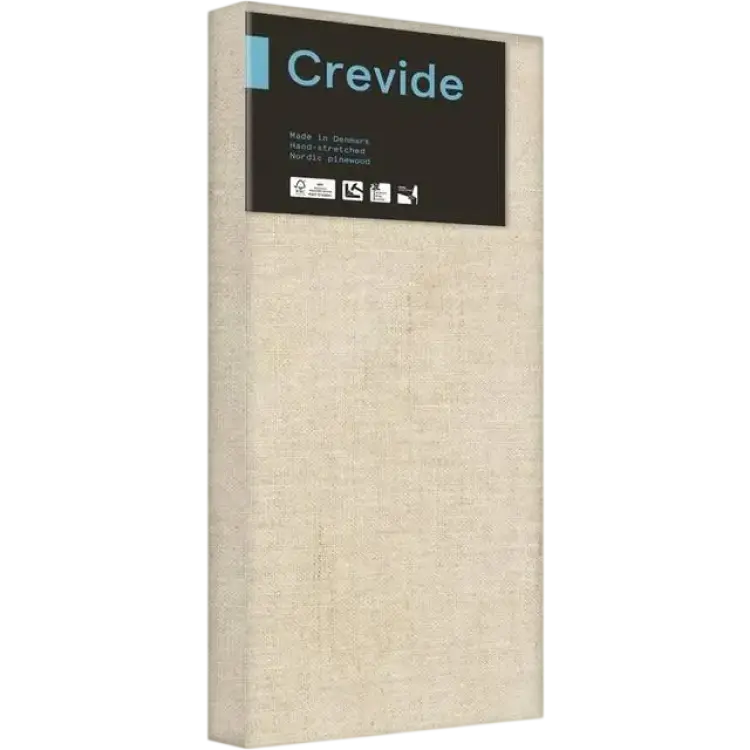 Crevide Djup Målarduk 3D Linne Natur 50x20