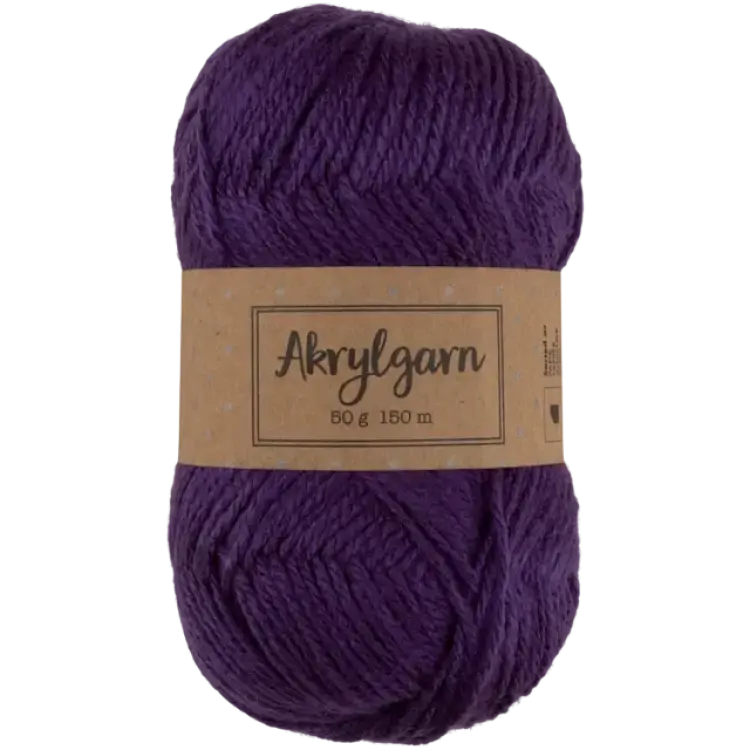 Harald Nyborg Akrylgarn 50 g Lila