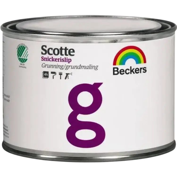 Beckers Scotte snickerislip vit 0,5L
