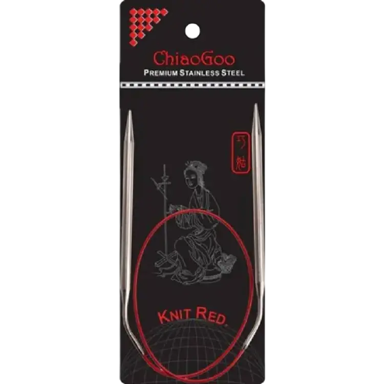 ChiaoGoo Rundsticka SS Red 60 cm