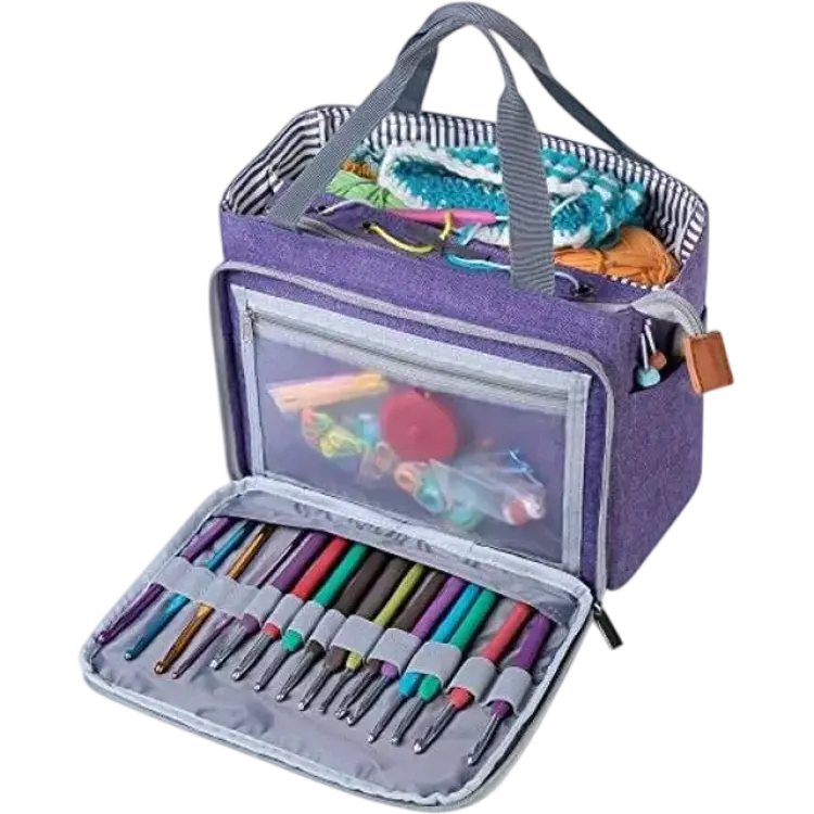 Luxja Handgjord Väska Virkning Garn