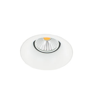 LED trimless spot GU10 COB 5Watt rond WIT dimbaar