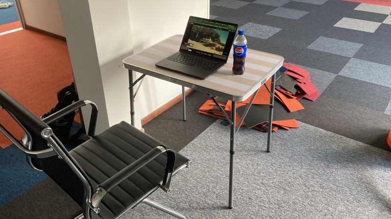Tijdelijke werkplek Upgrade