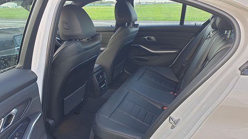 2021 BMW 330e - rear seats