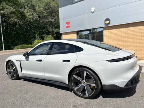 2023 Taycan Turbo S Side Back