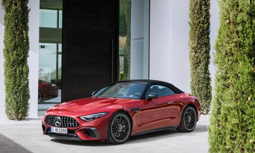 Long Distance Sports Car Cruising In the Mercedes AMG-SL