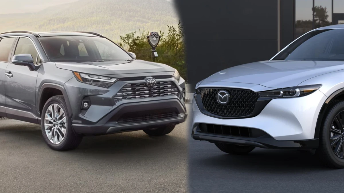 Toyota RAV4 2025 vs Mazda CX-5 2025: Какой кроссовер выбрать?