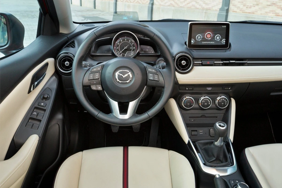 Інтер’єр Mazda 2 IV (DJ) (2014–2019) — салон, комплектації та зміни для українського ринку