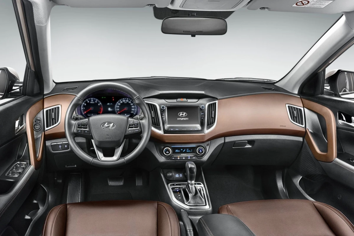 Інтер’єр Hyundai Creta I (QS) (2015–2020) — салон, комплектації та особливості для українського ринку