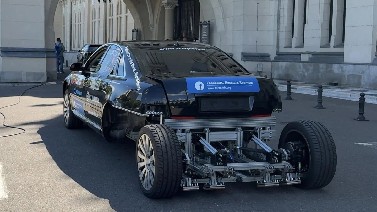 У Румунії представили прототип автомобіля з пневматичним приводом коліс