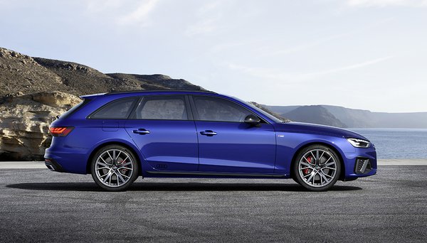The Audi A4 Avant Right Side