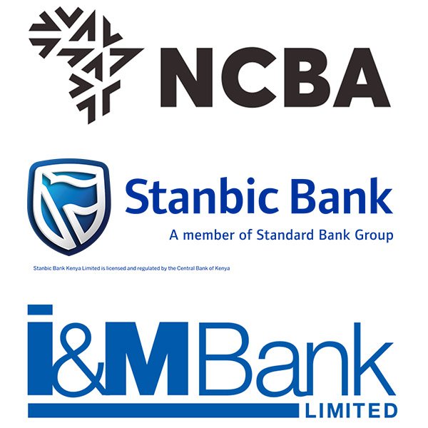 NCBA Bank and I&M Bank logos