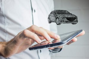 Car buying virtually - car in the air.jpg