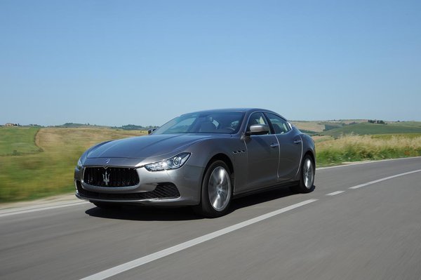 maserati on the road