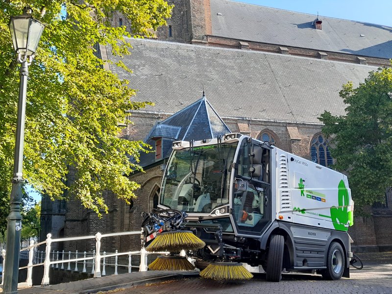 elektrische veegwagen