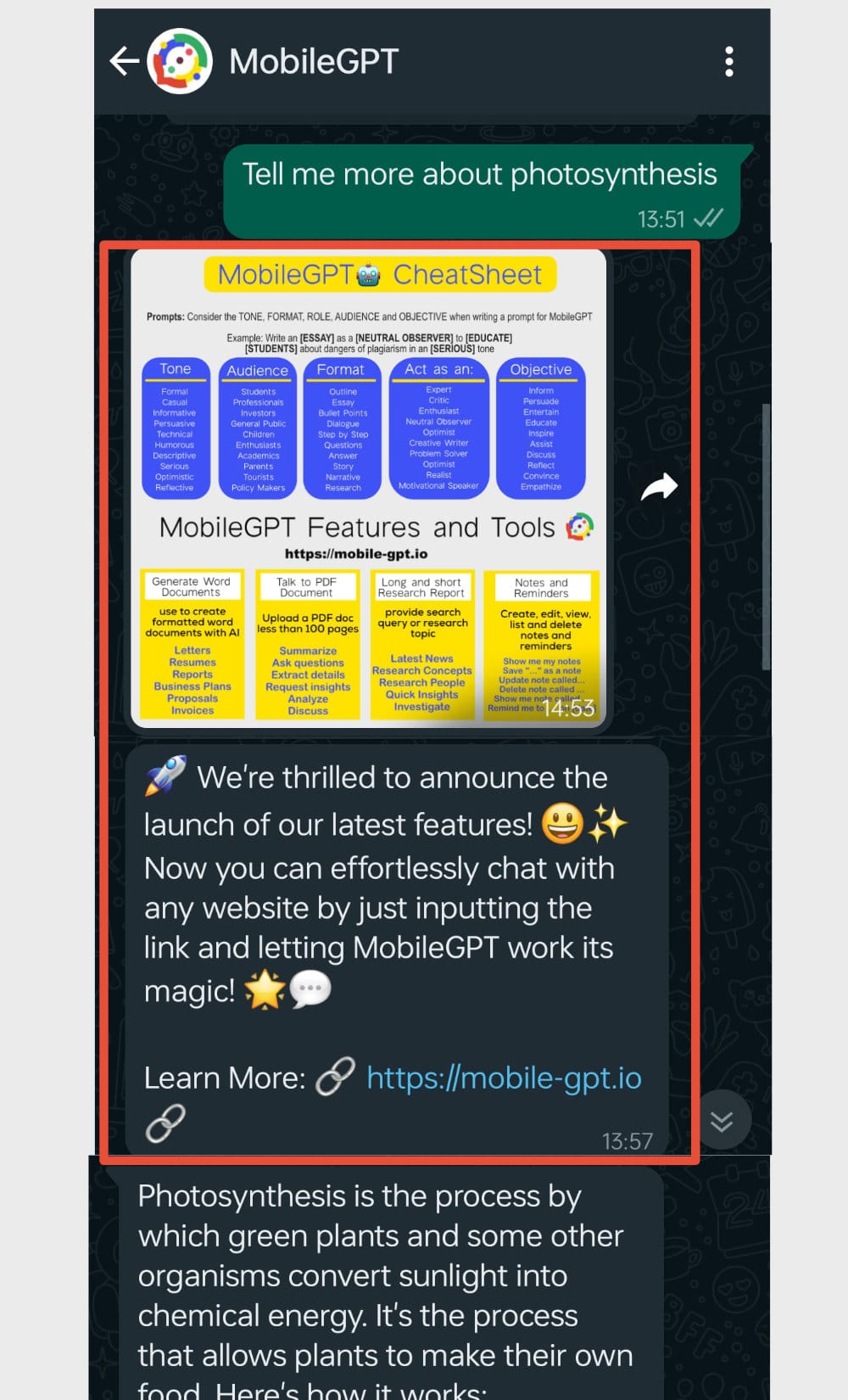 Mobile GPT Ads Image and Text