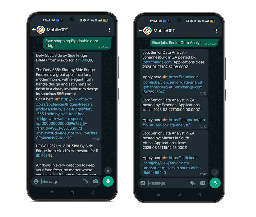 Mobile AI Personal Assistant