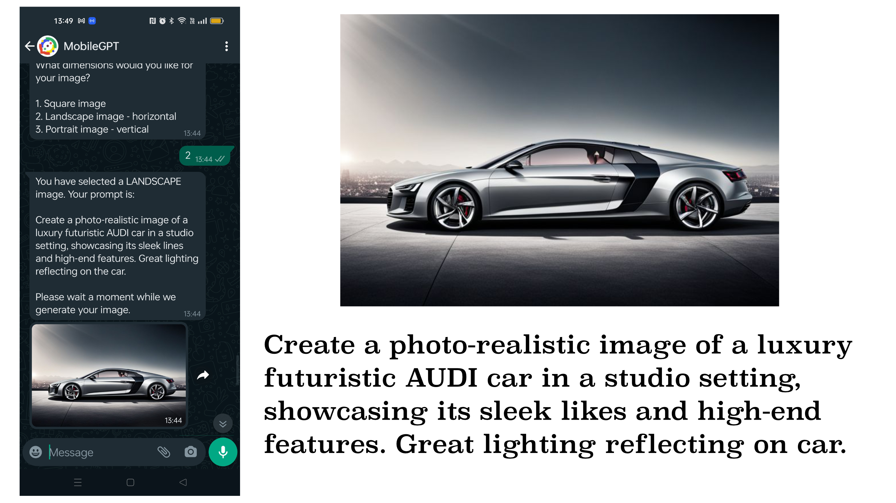 MobileGPT🤖 Unveils Powerful Image Generation: Powered by Stable Diffusion XL Engine
