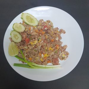 F07 Fried Rice With Fermented Thai Sausage