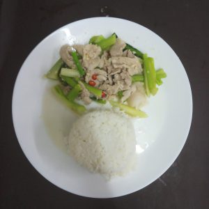 F51 Ch Spicy And Sour Lemon Chicken Salad Over Rice 1 scaled