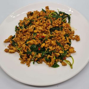 F75 Ch Large Serving Stir Fried Chicken With Holy Basil