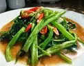 Stir fried morning glory