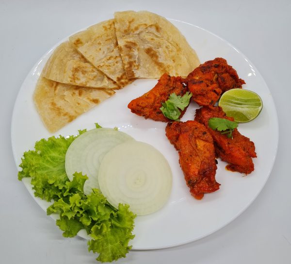 F200 Pa Tandoori Chicken Tenders with Paratha