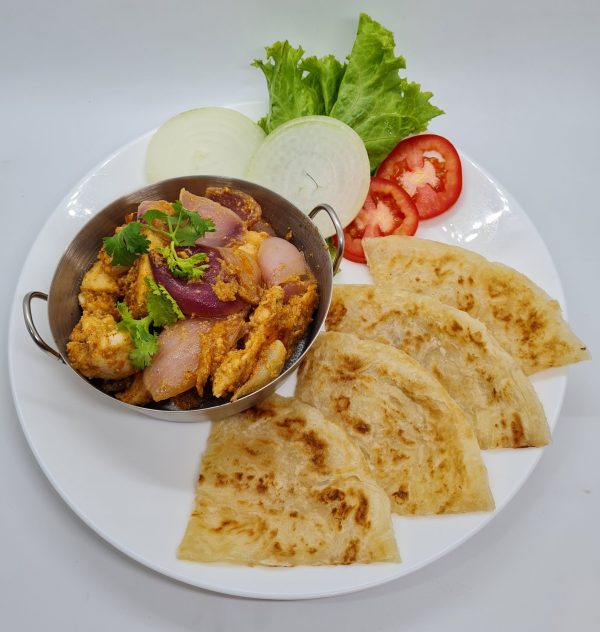 F206 Pa Mughlai Chicken Tikka with Paratha