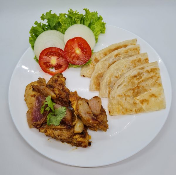 F206 Pa Mughlai Chicken Tikka with Paratha