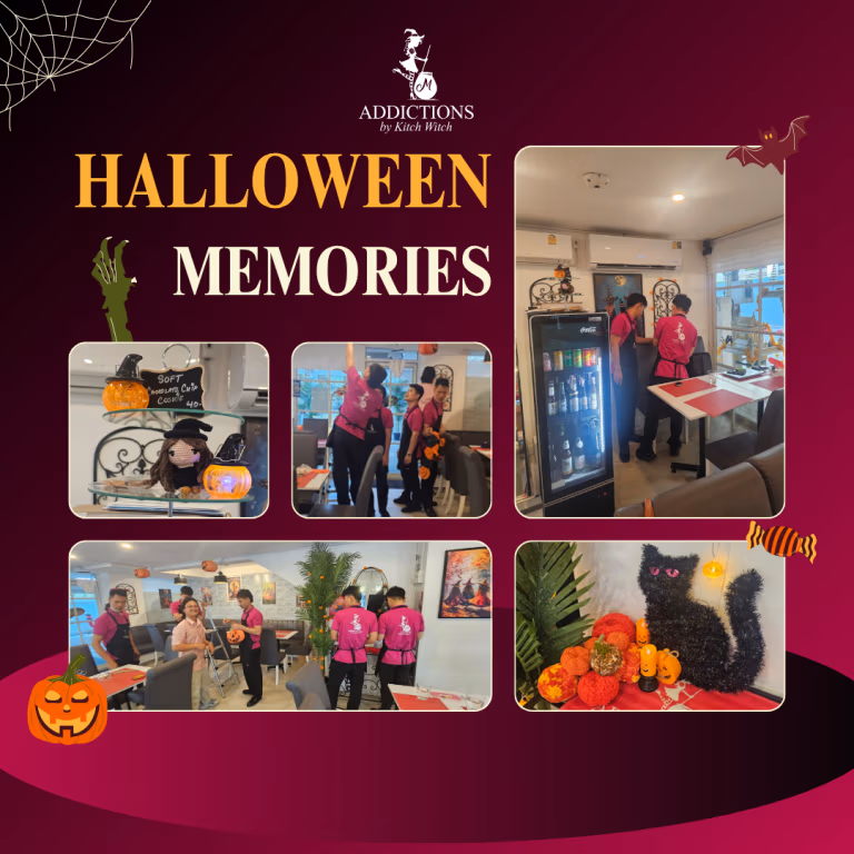 Halloween Decoration Photo Collage