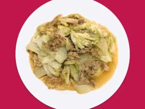 F104 Stir Fried Napa Cabbage With Pork