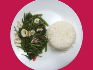 F52 stir fried morning glory