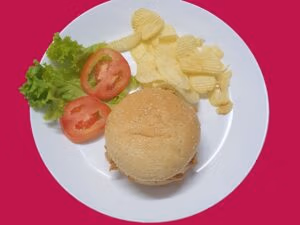F64 Bbq Hash Burger Chicken