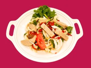 F92 Sour spicy white pork sausage salad 10