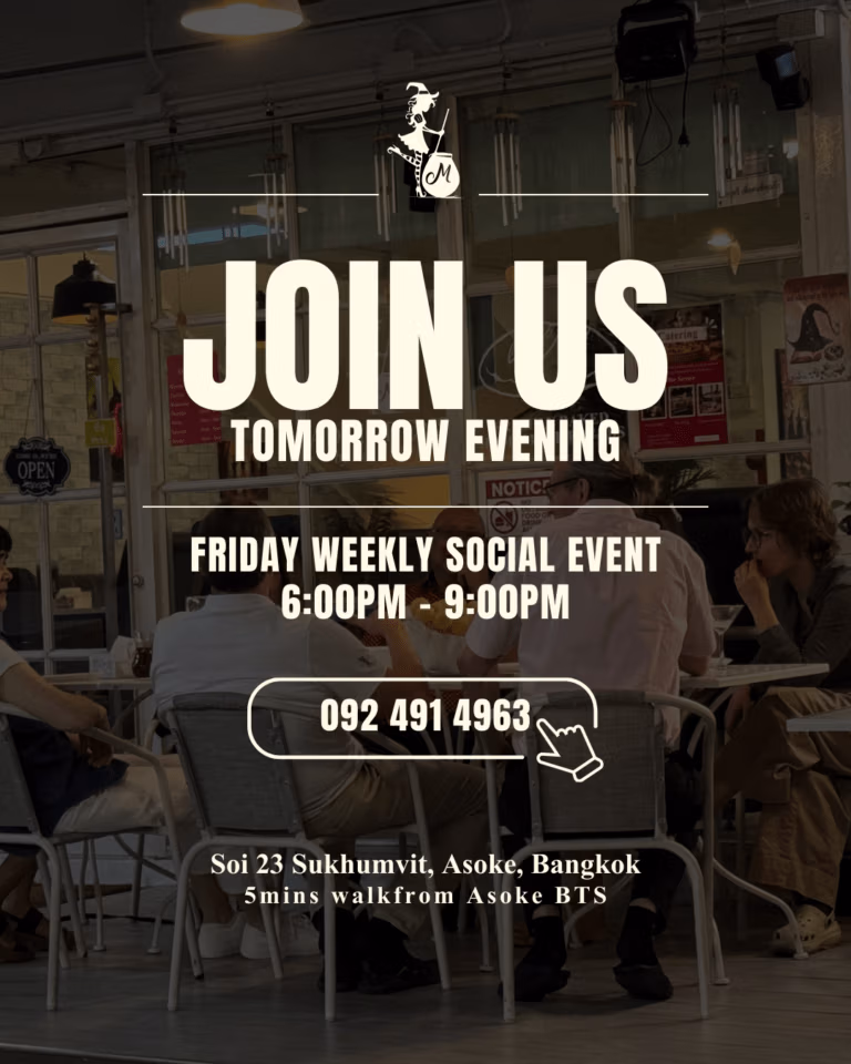 Join Us Tomorrow Friday Event