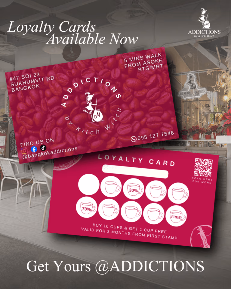 Loyalty Cards Available Now