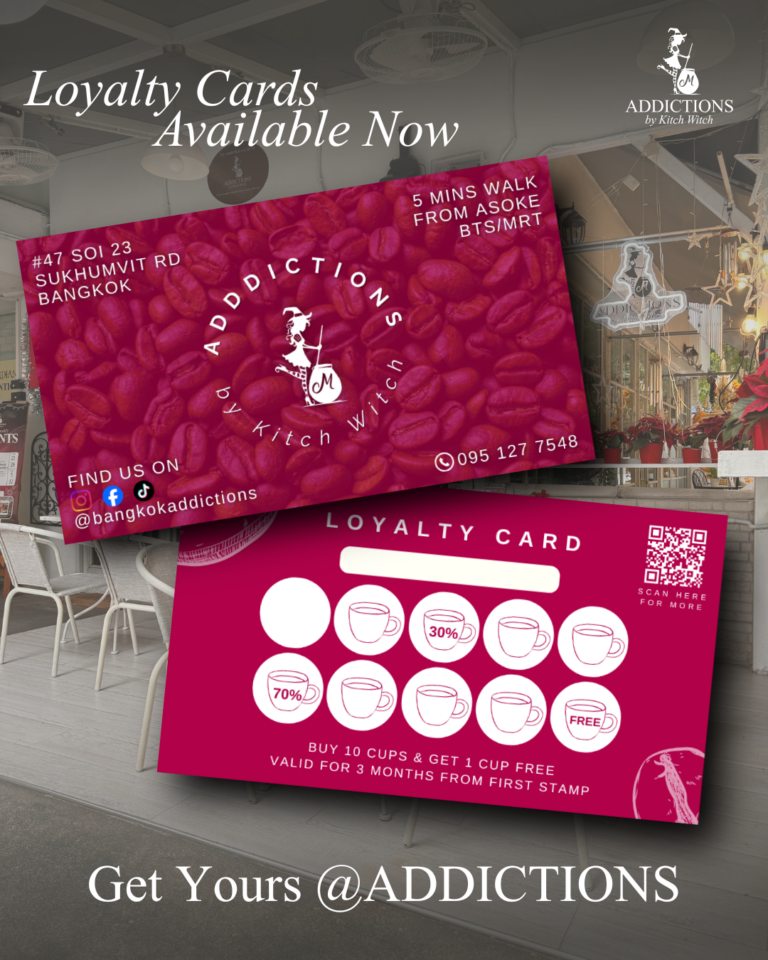 Loyalty Cards Available Now