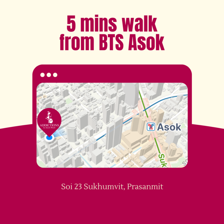 5mins walk from BTS Asoke