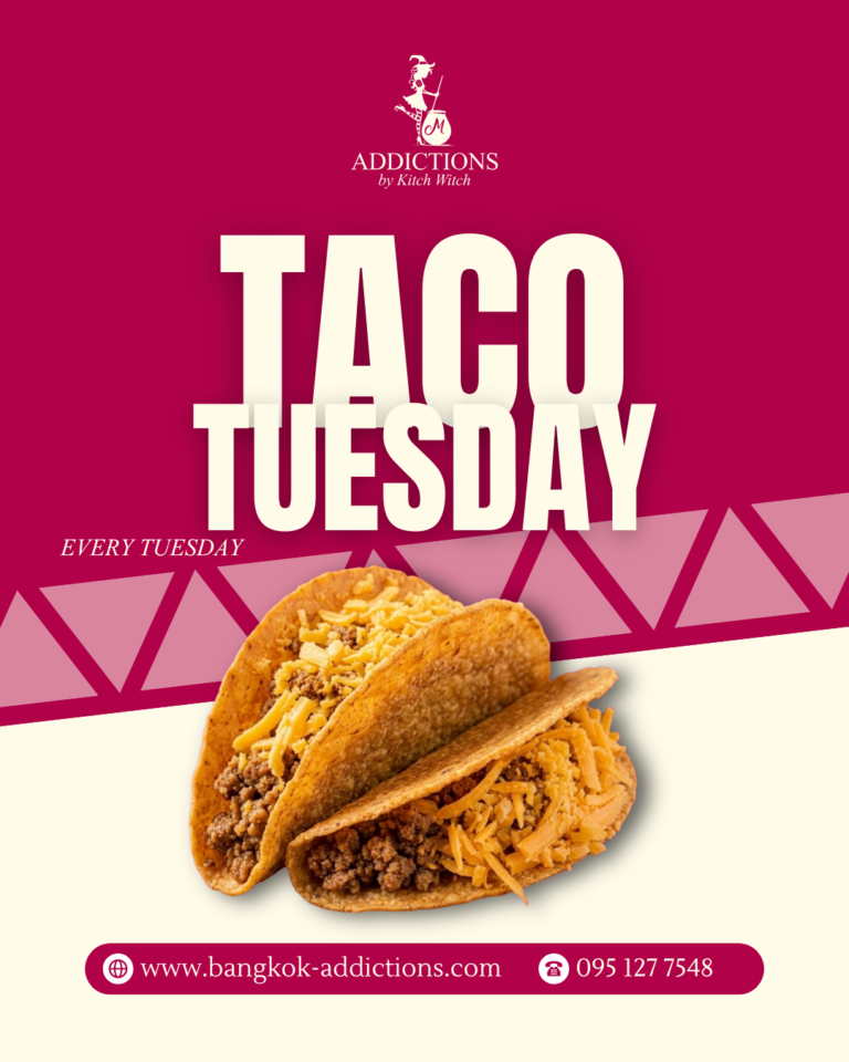 Orange and White Modern Taco Tuesday Instagram Post